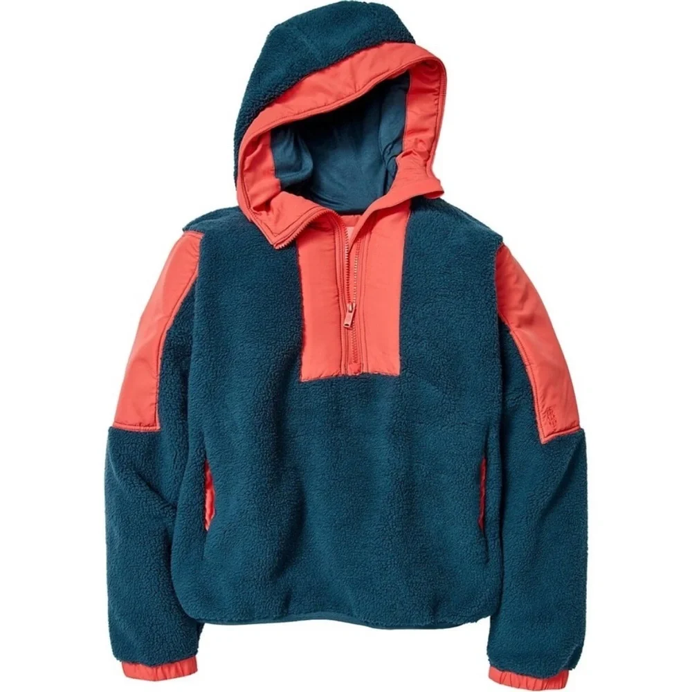 Free People Movement “Lead The Pack” Fleece Pullover – Alpine Combo – XS - Picture 1 of 13